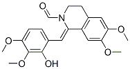 (Z)-3,4-Dihydro-1-(2-hydroxy-3,4-dimethoxybenzylidene)-6,7-dimethoxyisoquinoline-2(1H)-carbaldehyde CAS#: 63490-92-6