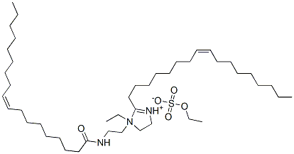 (Z,Z)-1-ethyl-2-(8-heptadecenyl)-4,5-dihydro-1-[2-[(1-oxo-9-octadecenyl)amino]ethyl]-1H-imidazolium ethyl sulphate CAS#: 67846-14-4