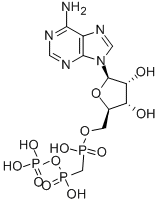adenosine 5'-[hydrogen [[hydroxy(phosphonooxy)phosphinyl]methyl]phosphonate] CAS#: 7292-42-4