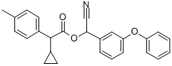 alpha-(1-Cyclopropyl)-4-methylbenzeneacetic acid cyano(3-phenoxyphenyl )methyl ester CAS#: 65363-07-7