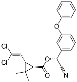 alpha-cyano-3-phenoxybenzyl [1R-[1alpha(R*),3beta]]-3-(2,2-dichlorovinyl)-2,2-dimethylcyclopropanecarboxylate CAS#: 66841-24-5
