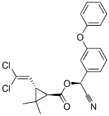 alpha-cyano-3-phenoxybenzyl [1R-[1alpha(S*),3beta]]-3-(2,2-dichlorovinyl)-2,2-dimethylcyclopropanecarboxylate CAS#: 65732-07-2