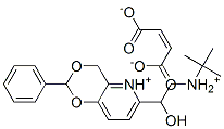 alpha-[(tert-butylammonio)methyl]-6-hydroxymethyl-2-phenyl-4H-1,3-dioxino[5,4-b]pyridinium maleate CAS#: 63108-47-4