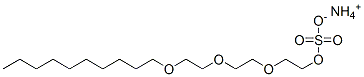 ammonium 2-[2-[2-(decyloxy)ethoxy]ethoxy]ethyl sulphate CAS#: 67923-90-4