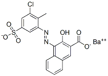 barium 4-[(3-chloro-2-methyl-5-sulphonatophenyl)azo]-3-hydroxy-2-naphthoate CAS#: 67892-41-5