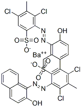 barium bis[2,6-dichloro-3-[(2-hydroxy-1-naphthyl)azo]toluene-4-sulphonate] CAS#: 68368-36-5