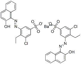 barium bis[3-chloro-4-ethyl-5-[(2-hydroxy-1-naphthyl)azo]benzenesulphonate] CAS#: 67892-38-0