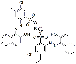 barium bis[5-chloro-4-ethyl-2-[(2-hydroxy-1-naphthyl)azo]benzenesulphonate] CAS#: 67801-01-8