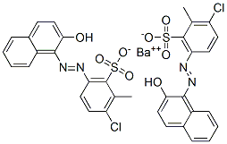 barium bis[6-chloro-3-[(2-hydroxy-1-naphthyl)azo]toluene-2-sulphonate] CAS#: 68368-34-3