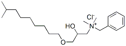 benzyl[2-hydroxy-3-[(8-methylnonyl)oxy]propyl]dimethylammonium chloride CAS#: 68109-81-9
