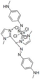 bis[1,3-dimethyl-2-[[4-(methylamino)phenyl]azo]-1H-imidazolium] tetrachlorozincate(2-) CAS#: 67846-03-1