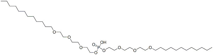 bis[2-[2-[2-(dodecyloxy)ethoxy]ethoxy]ethyl] hydrogen phosphate CAS#: 62249-18-7
