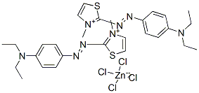 bis[2-[[4-(diethylamino)phenyl]azo]-3-methylthiazolium] tetrachlorozincate(2-) CAS#: 65150-98-3