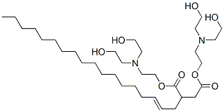 bis[2-[bis(2-hydroxyethyl)amino]ethyl] 2-octadecenylsuccinate CAS#: 64683-27-8