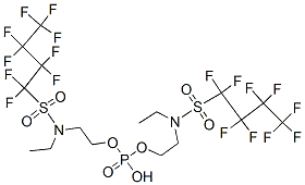 bis[2-[ethyl(nonafluorobutanesulphonyl)amino]ethyl] hydrogen phosphate CAS#: 67939-91-7
