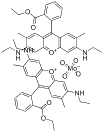 bis[9-[2-(ethoxycarbonyl)phenyl]-3,6-bis(ethylamino)-2,7-dimethylxanthylium] tetraoxomolybdate(2-) CAS#: 65366-87-2
