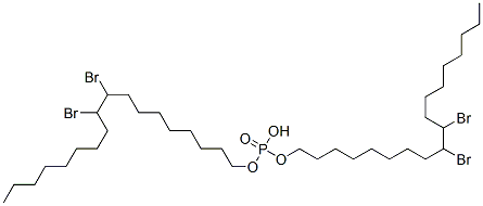bis(9,10-dibromooctadecyl) hydrogen phosphate CAS#: 68298-31-7