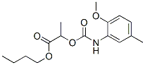 butyl 2-[(2-methoxy-5-methyl-phenyl)carbamoyloxy]propanoate CAS#: 6301-21-9
