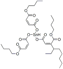 butyl (Z,Z,Z)-6-[(4-butoxy-1,4-dioxobut-2-enyl)oxy]oct-6-yl-4,8,11-trioxo-5,7,12-trioxa-6-stannahexadeca-2,9-dienoate CAS#: 68420-16-6