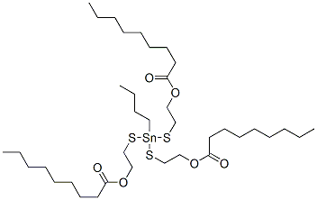 (butylstannylidyne)tris(thioethane-2,1-diyl) trinonanoate CAS#: 68298-36-2