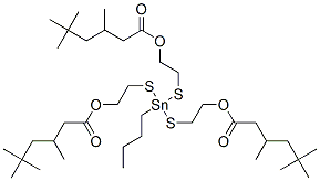 (butylstannylidyne)tris(thioethylene) tris(3,5,5-trimethylhexanoate) CAS#: 68298-43-1