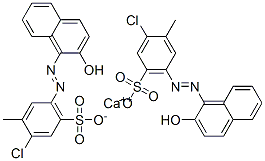 calcium bis[2-chloro-5-[(2-hydroxy-1-naphthyl)azo]toluene-4-sulphonate] CAS#: 67990-35-6