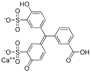 calcium hydrogen 3-[(4-hydroxy-3-sulphonatophenyl)(4-oxo-3-sulphonato-2,5-cyclohexadien-1-ylidene)methyl]benzoate CAS#: 63494-80-4