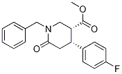 cis 1-Benzyl-4-(4-fluorophenyl)-6-oxopiperidine-3-carboxylic Acid Methyl Ester CAS#: 612095-73-5