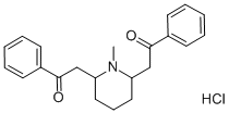 cis-2,2'-(1-methylpiperidine-2,6-diyl)bis[1-phenylethan-1-one] hydrochloride CAS#: 6168-88-3