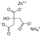 citric acid, ammonium zinc salt CAS#: 68134-01-0