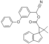cyano(3-phenoxyphenyl)methyl 3,3-dimethylspiro[cyclopropane-1,1'-[1H]indene]-2-carboxylate CAS#: 60148-52-9