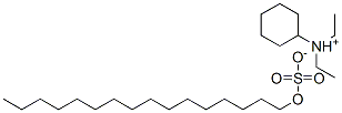 cyclohexyldiethylammonium hexadecyl sulphate CAS#: 65151-49-7