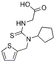 ({[cyclopentyl(thien-2-ylmethyl)amino]carbonothioyl}amino)acetic acid CAS#: 656815-48-4