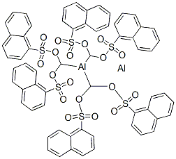 dialuminiumtris[methylenebisnaphthalenesulphonate] CAS#: 68780-28-9