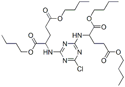 dibutyl 2-[[4-[1,3-bis(butoxycarbonyl)propylamino]-6-chloro-1,3,5-tria zin-2-yl]amino]pentanedioate CAS#: 7252-30-4