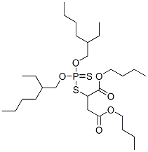dibutyl [[bis[(2-ethylhexyl)oxy]phosphinothioyl]thio]succinate CAS#: 68413-48-9