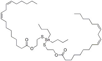 (dibutylstannylene)bis(thioethane-1,2-diyl) bis[(9Z,12Z)-octadeca-9,12-dienoate] CAS#: 67859-61-4