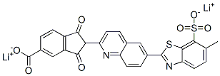 dilithium 2-[6-(6-methyl-7-sulphonatobenzothiazol-2-yl)-2-quinolyl]-1,3-dioxoindan-5-carboxylate CAS#: 65151-69-1