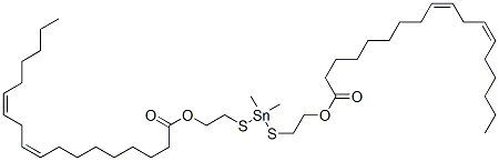 (dimethylstannylene)bis(thioethane-1,2-diyl) bis[(9Z,12Z)-octadeca-9,12-dienoate] CAS#: 67859-64-7