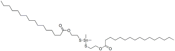 (dimethylstannylene)bis(thioethylene) dipalmitate CAS#: 68928-49-4