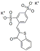 dipotassium 4-[(3-oxobenzo[b]thien-2(3H)-ylidene)methyl]benzene-1,3-disulphonate CAS#: 66096-13-7