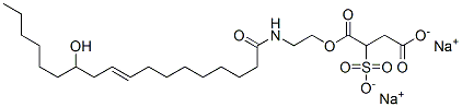 disodium 1-[2-[(12-hydroxy-1-oxooctadec-9-enyl)amino]ethyl] 2-sulphosuccinate CAS#: 65277-54-5