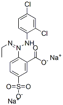 disodium 2-[3-(2,4-dichlorophenyl)-1-ethyltriazen-2-yl]-5-sulphonatobenzoate CAS#: 68133-31-3