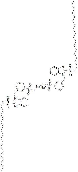 disodium 2-heptadecyl-1-[(3-sulphonatophenyl)methyl]-1H-benzimidazolesulphonate CAS#: 68228-07-9