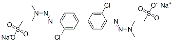 disodium 2,2'-[(3,3'-dichloro[1,1'-biphenyl]-4,4'-diyl)bis(1-methyl-2-triazene-3,1-diyl)]bisethanesulphonate CAS#: 68133-33-5