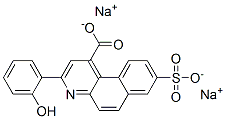 disodium 3-(2-hydroxyphenyl)-8-sulphonatobenzo[f]quinoline-1-carboxylate CAS#: 63123-35-3