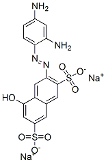 disodium 3-[(2,4-diaminophenyl)azo]-5-hydroxynaphthalene-2,7-disulphonate CAS#: 67969-79-3