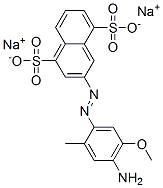 disodium 3-[(4-amino-5-methoxy-o-tolyl)azo]naphthalene-1,5-disulphonate CAS#: 67875-30-3