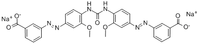disodium 3,3'-[carbonylbis[imino(3-methoxy-4,1-phenylene)azo]]dibenzoate CAS#: 6420-30-0