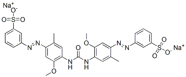 disodium 3,3'-[carbonylbis[imino(5-methoxy-2-methyl-4,1-phenylene)azo]]bis[benzenesulphonate] CAS#: 67875-16-5